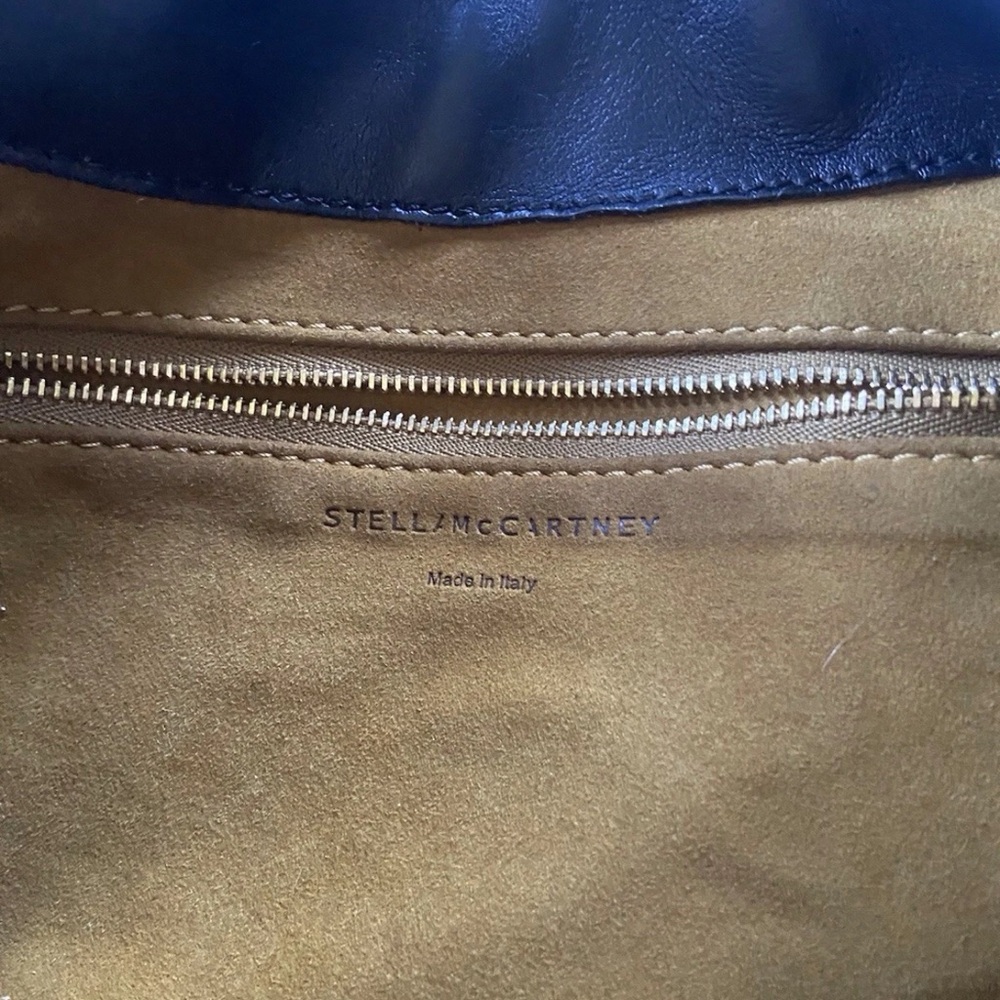 NWOT Stella McCartney Black Braided Shoulder Hobo Bag - Picture 9 of 9